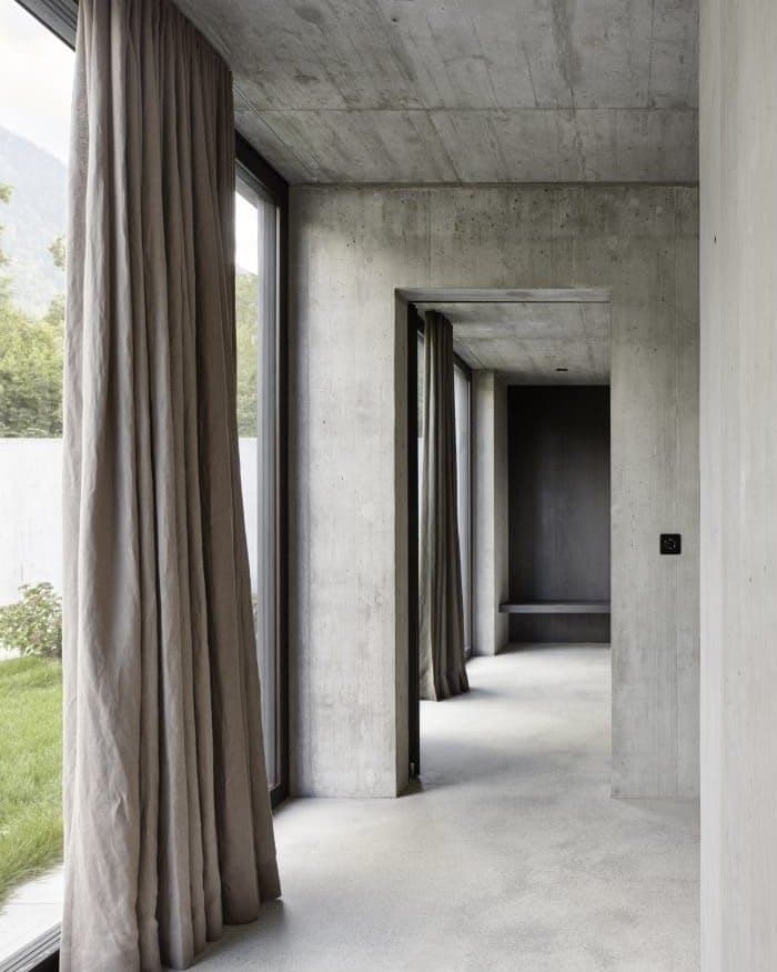 El pasillo de la casa que se imaginan